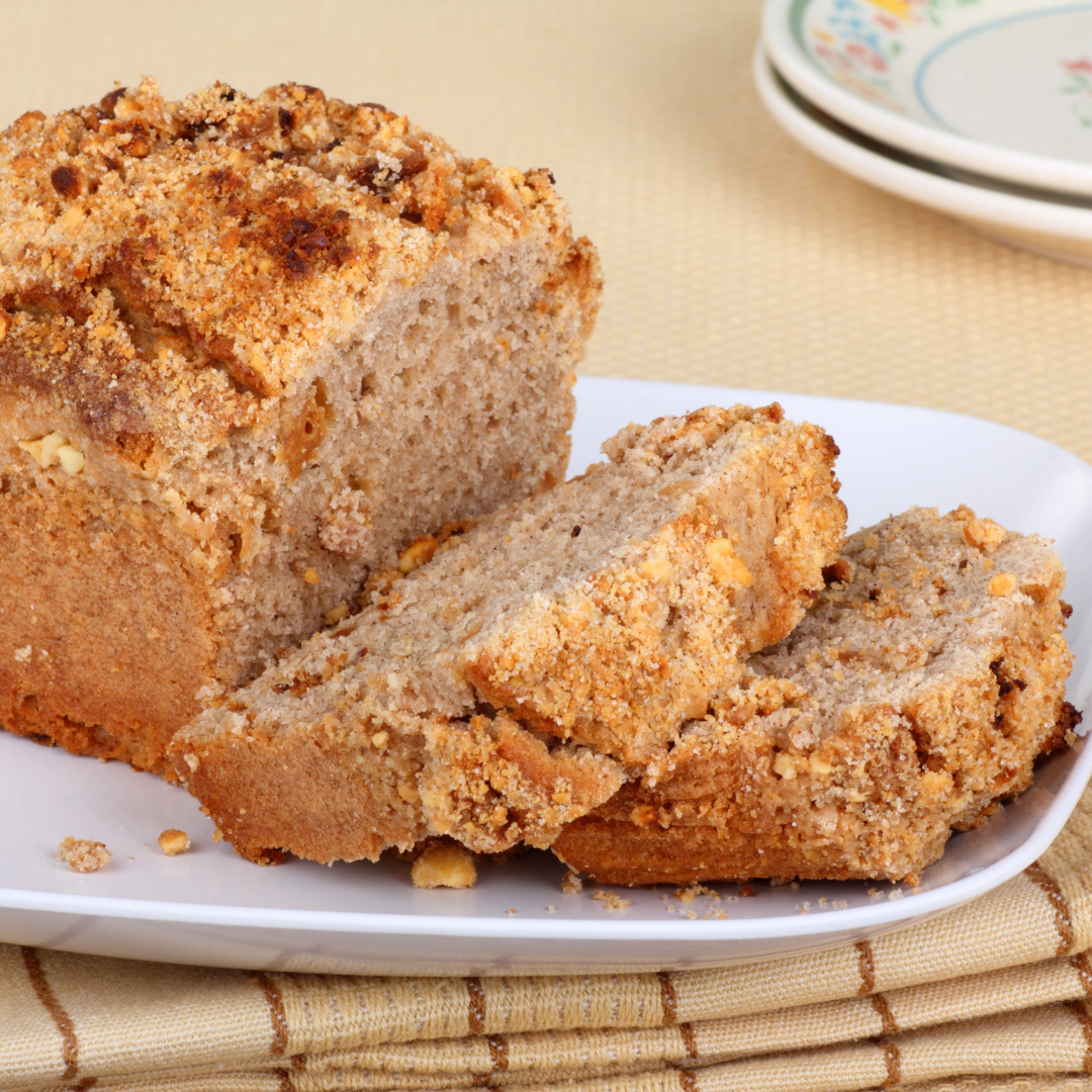Mediterranean Cinnamon Walnut Round Cake. 9 Inch.