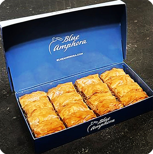 Walnut Baklava Fresh Baked 17.6 oz. ( 500 gr. ) 16 Pieces.