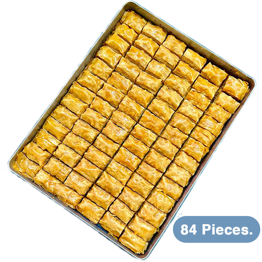 Walnut Baklava 5.4 lb. Fresh Baked ( 84 Pieces )