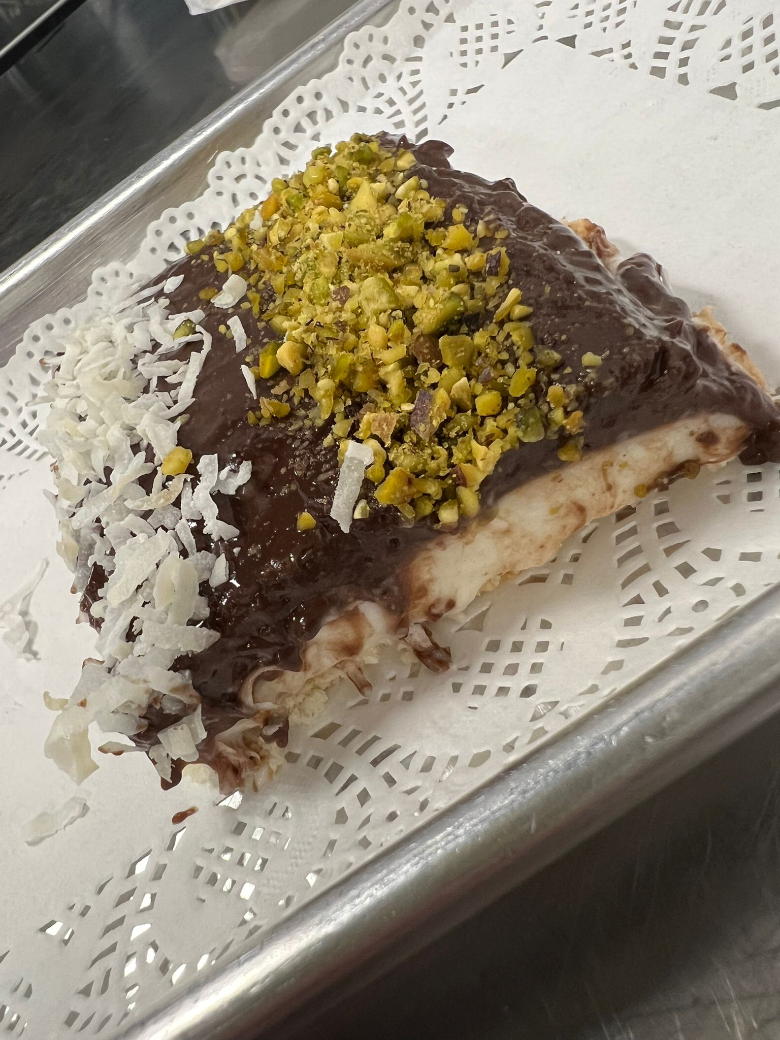 Turkish Desserts Muhallebi Milk Desset at Blue Amphora Orlando

