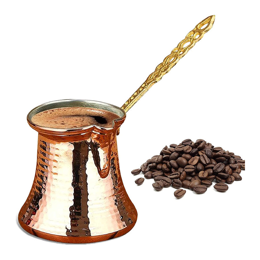 Handmade Traditional Copper Turkish Coffee Pot